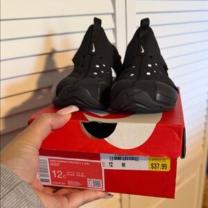 Nike Black Sunray Protect Kids Sandals